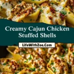 Creamy Cajun Chicken Stuffed Shells (2)