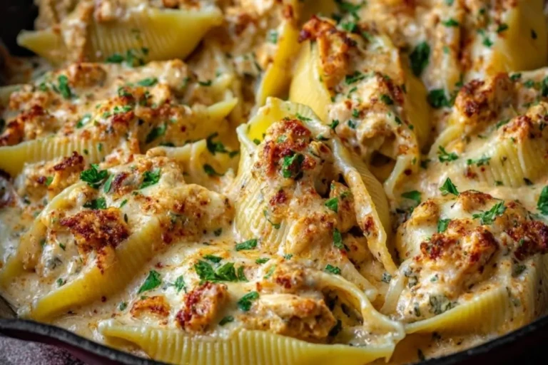 Creamy Cajun Chicken Stuffed Shells