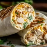 Creamy Chicken Cheese Wraps