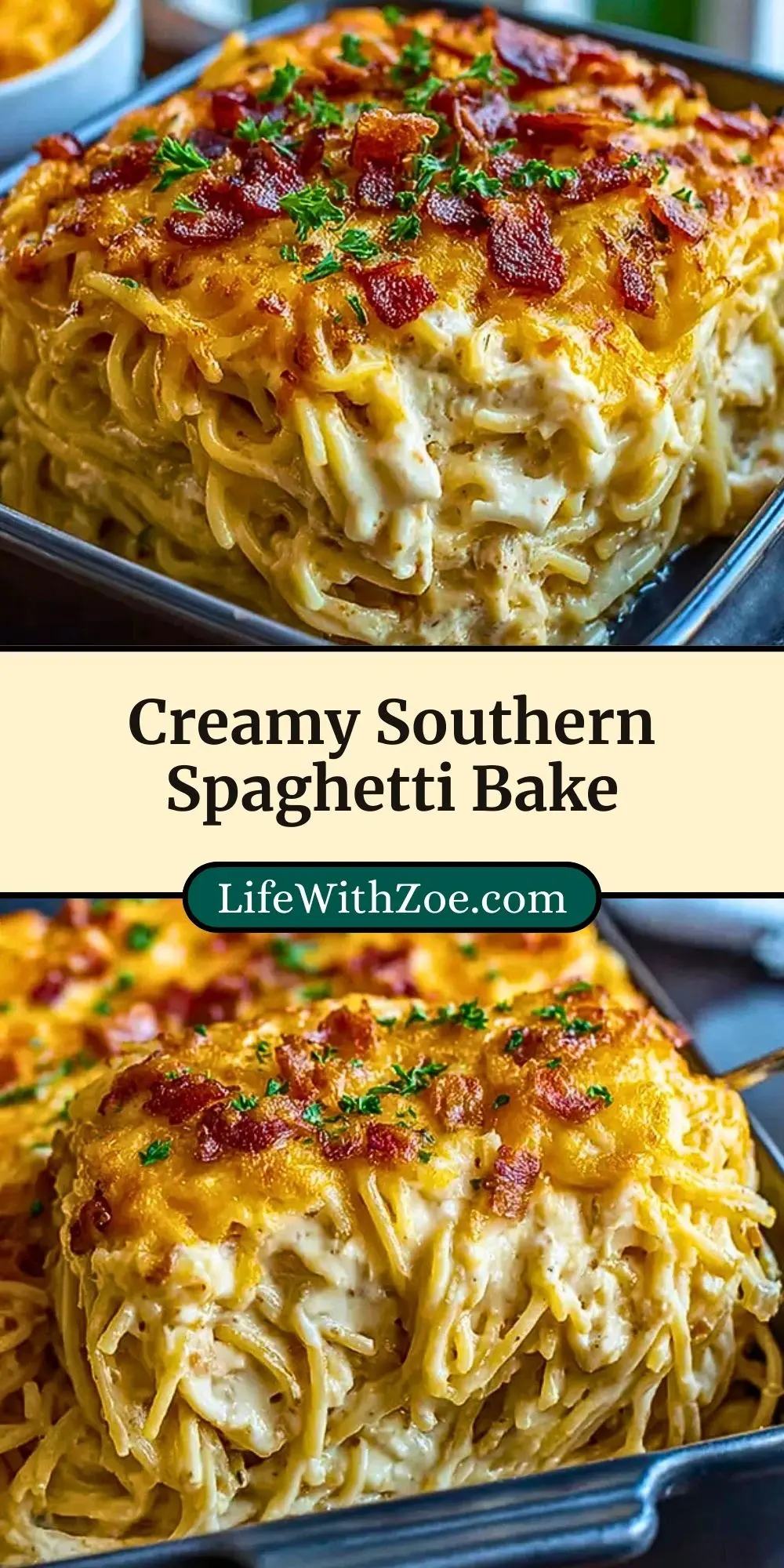 Creamy Southern Spaghetti Bake (3)