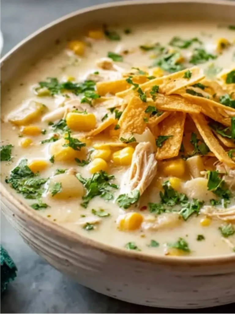 Creamy White Chicken Enchilada Soup (1)