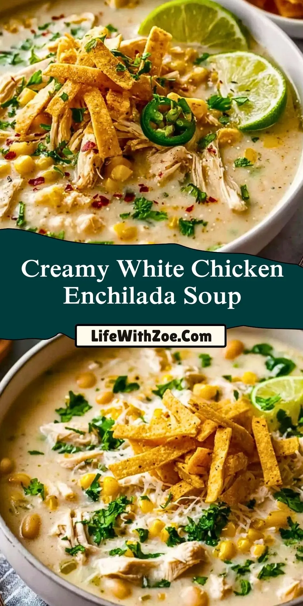 Creamy White Chicken Enchilada Soup (2)
