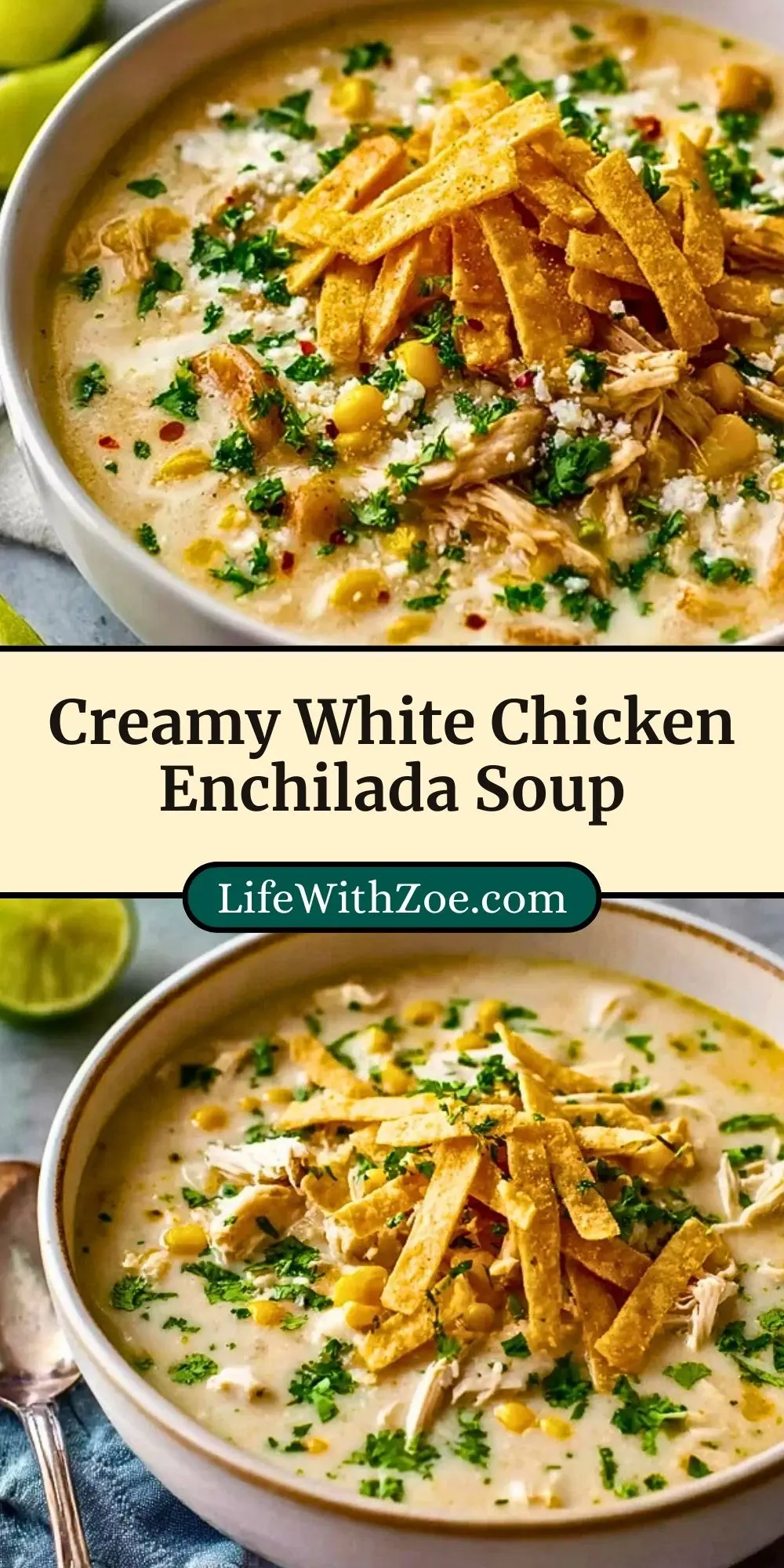 Creamy White Chicken Enchilada Soup (3)