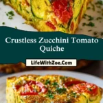 Crustless Zucchini Tomato Quiche (2)