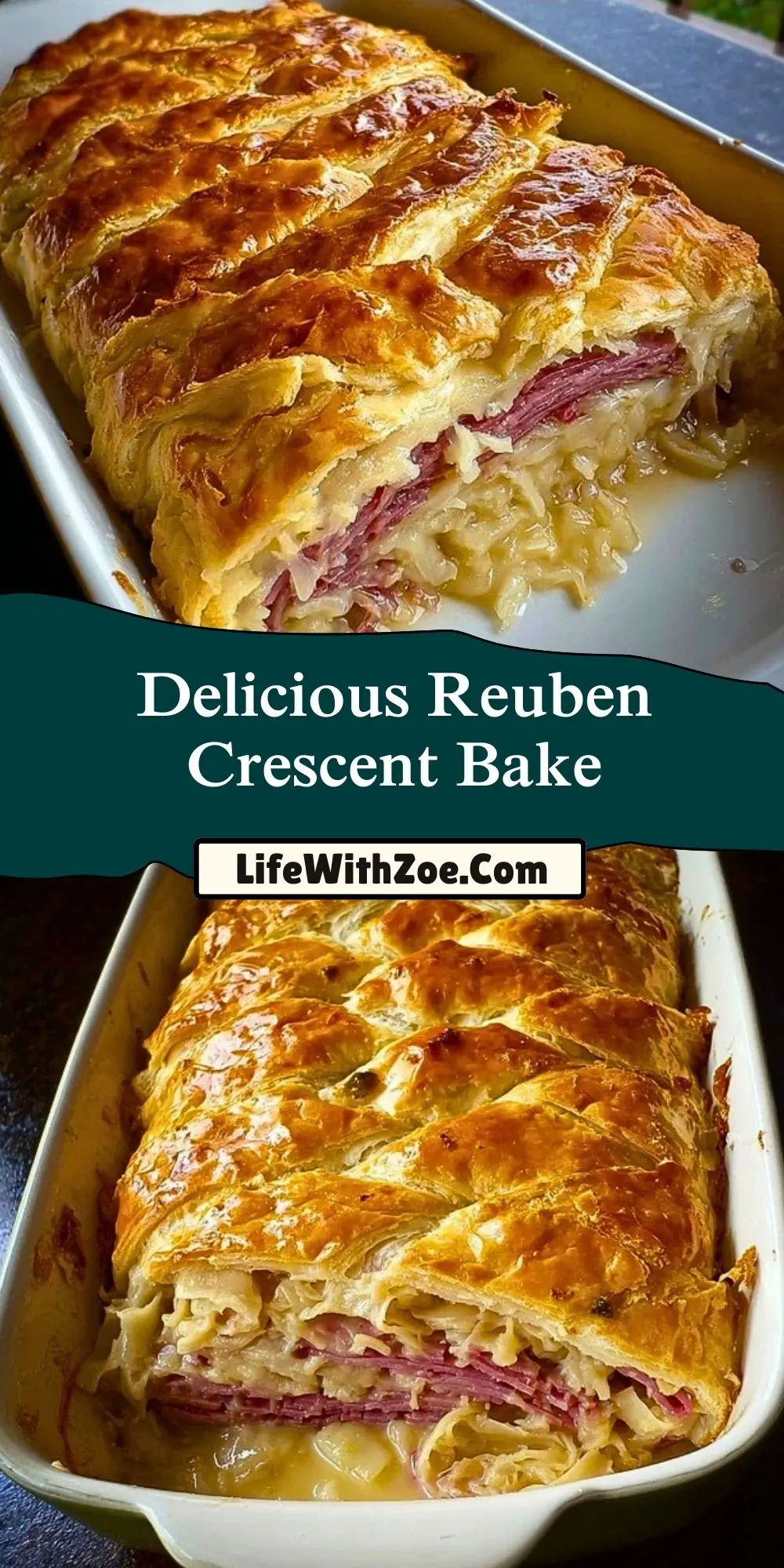 Delicious Reuben Crescent Bake (2)