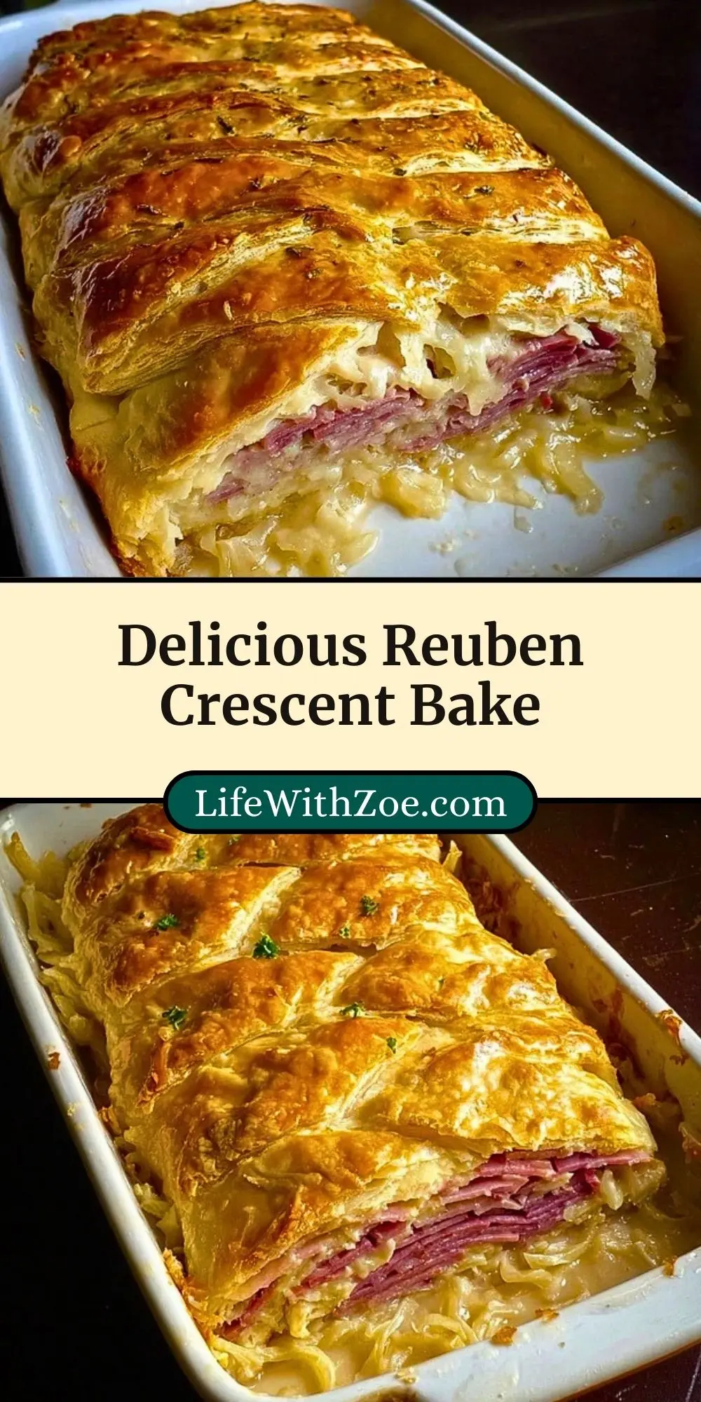 Delicious Reuben Crescent Bake (3)