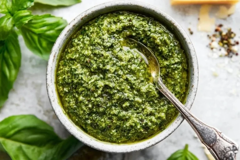 Easiest Basil Pesto Sauce