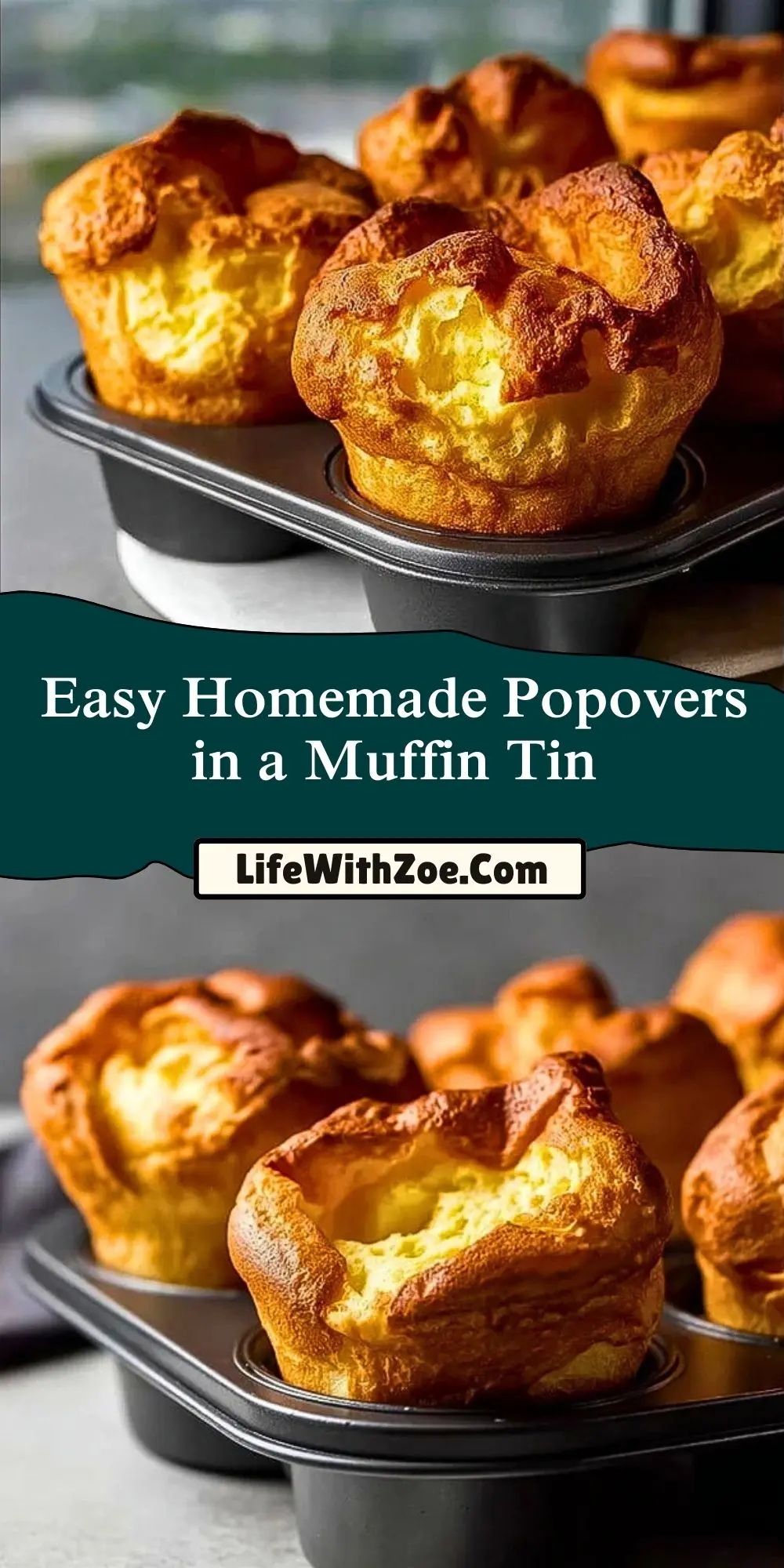 Easy Homemade Popovers in a Muffin Tin (2)