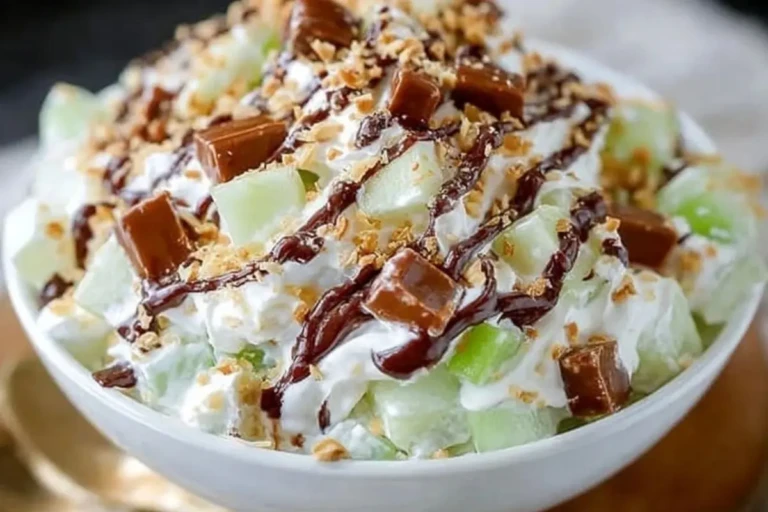 Easy Snicker Apple Salad