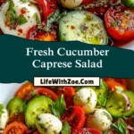 Fresh Cucumber Caprese Salad (2)