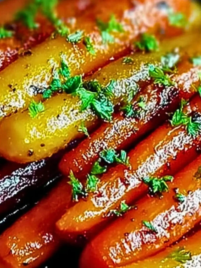 Honey Garlic Butter Roasted Carrots (1)