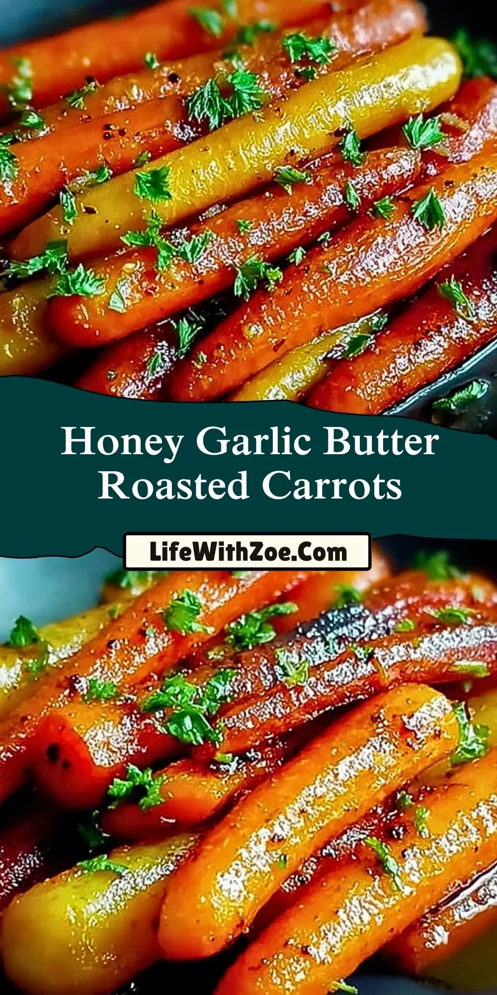 Honey Garlic Butter Roasted Carrots (2)