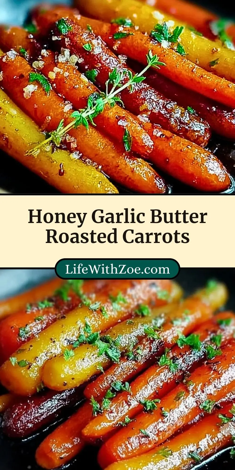 Honey Garlic Butter Roasted Carrots (3)