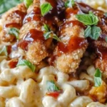 Honey Pepper Chicken Mac Cheese