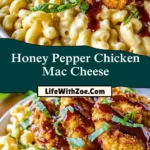 Honey Pepper Chicken Mac Cheese (2)