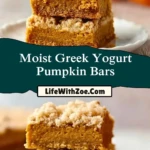 Moist Greek Yogurt Pumpkin Bars (2)