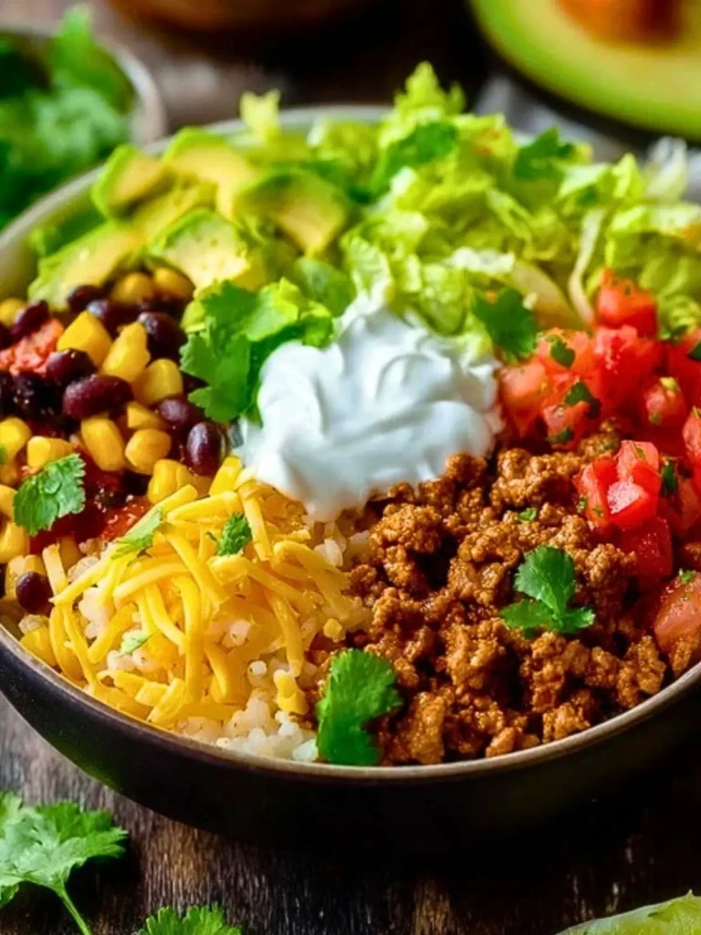 Quick and Easy Taco Bowl (1)
