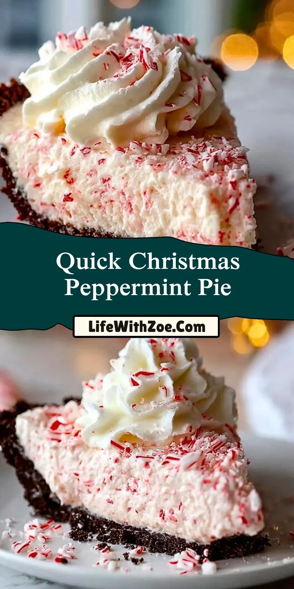 Quick Christmas Peppermint Pie (2)