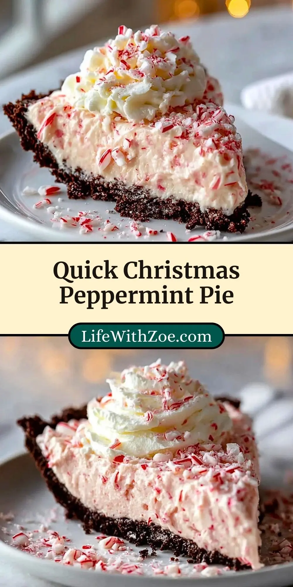 Quick Christmas Peppermint Pie (3)