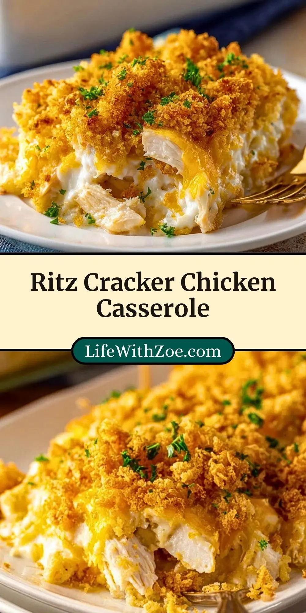 Ritz Cracker Chicken Casserole (3)