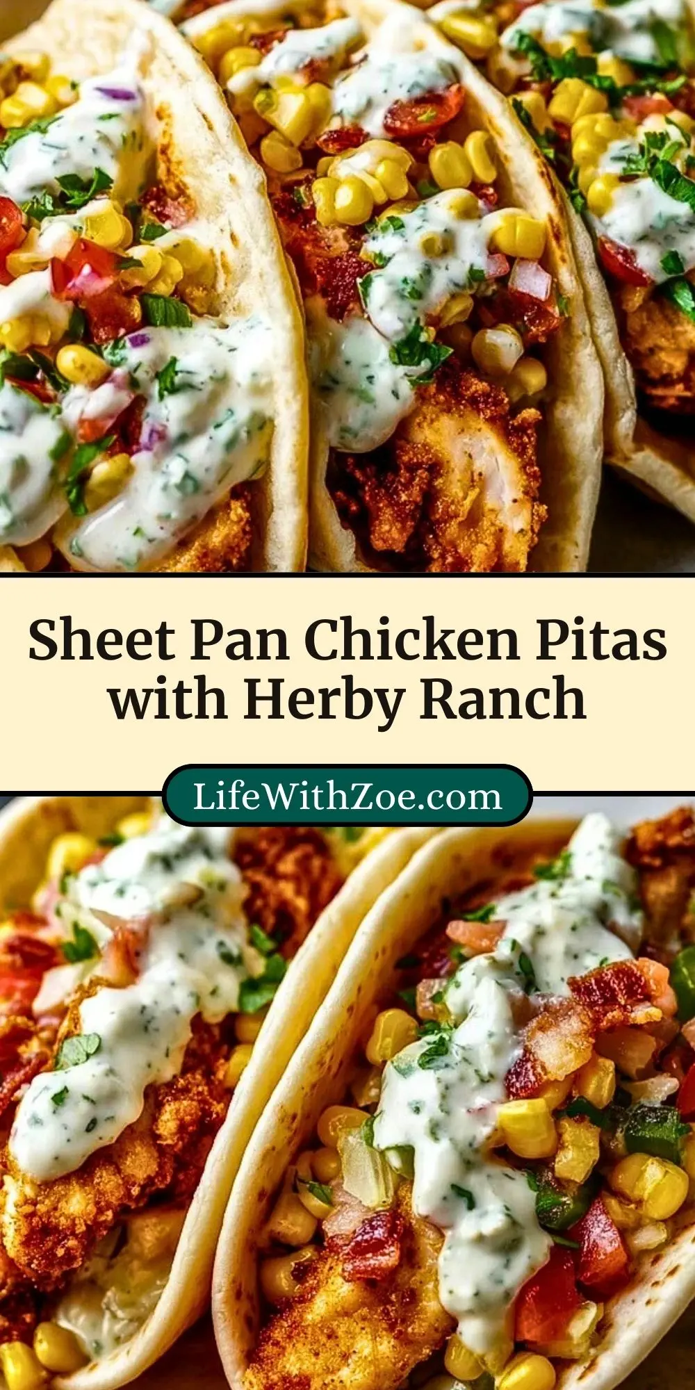 Sheet Pan Chicken Pitas with Herby Ranch (3)