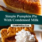Simple Pumpkin Pie With Condensed Milk (2)