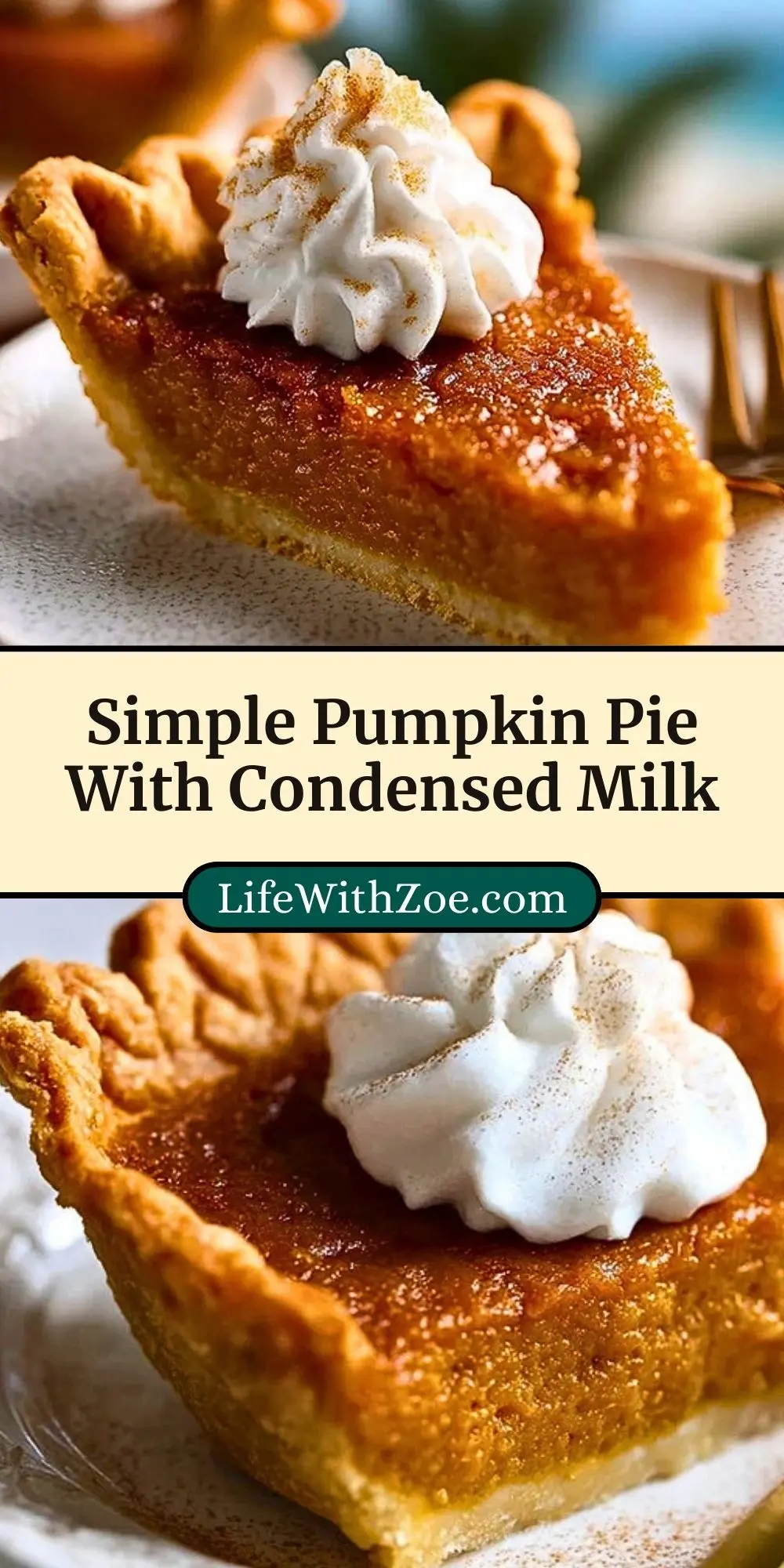 Simple Pumpkin Pie With Condensed Milk (3)