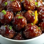 Slow Cooker Teriyaki Meatballs