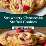 Strawberry Cheesecake Stuffed Cookies (2)