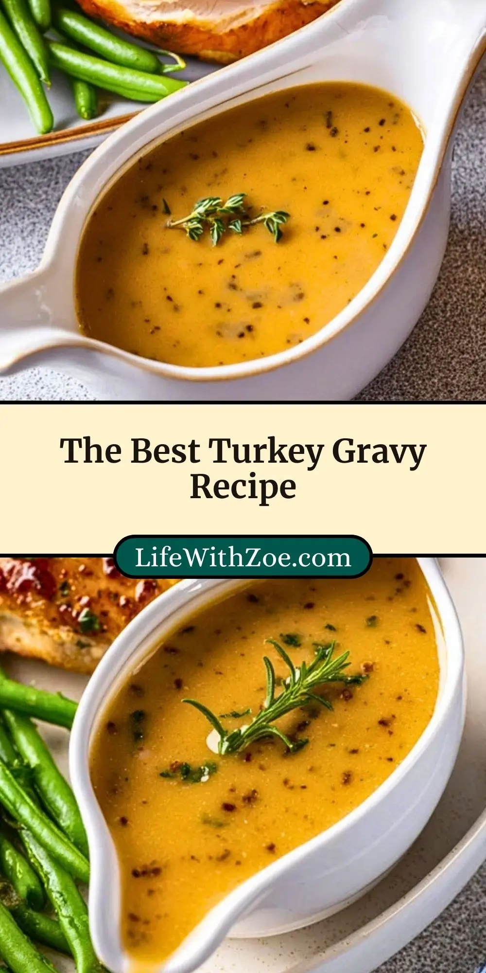 The Best Turkey Gravy Recipe Pin