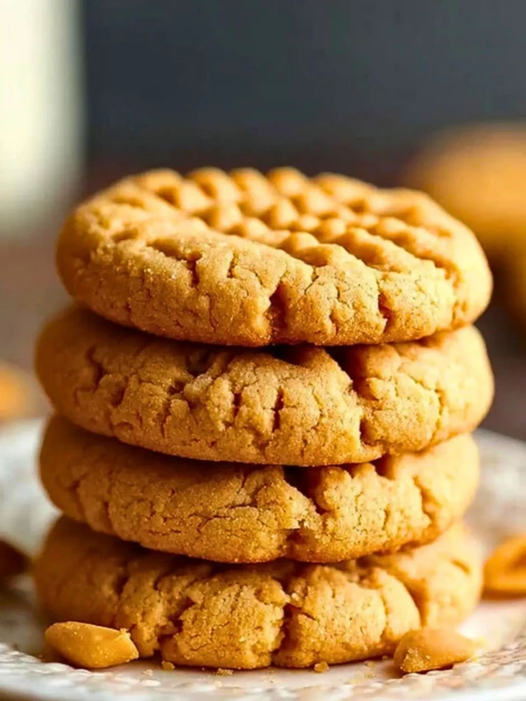 Thick and Chewy Peanut Butter Cookies (1)