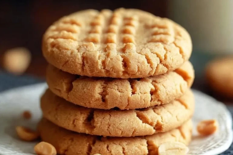 Thick and Chewy Peanut Butter Cookies