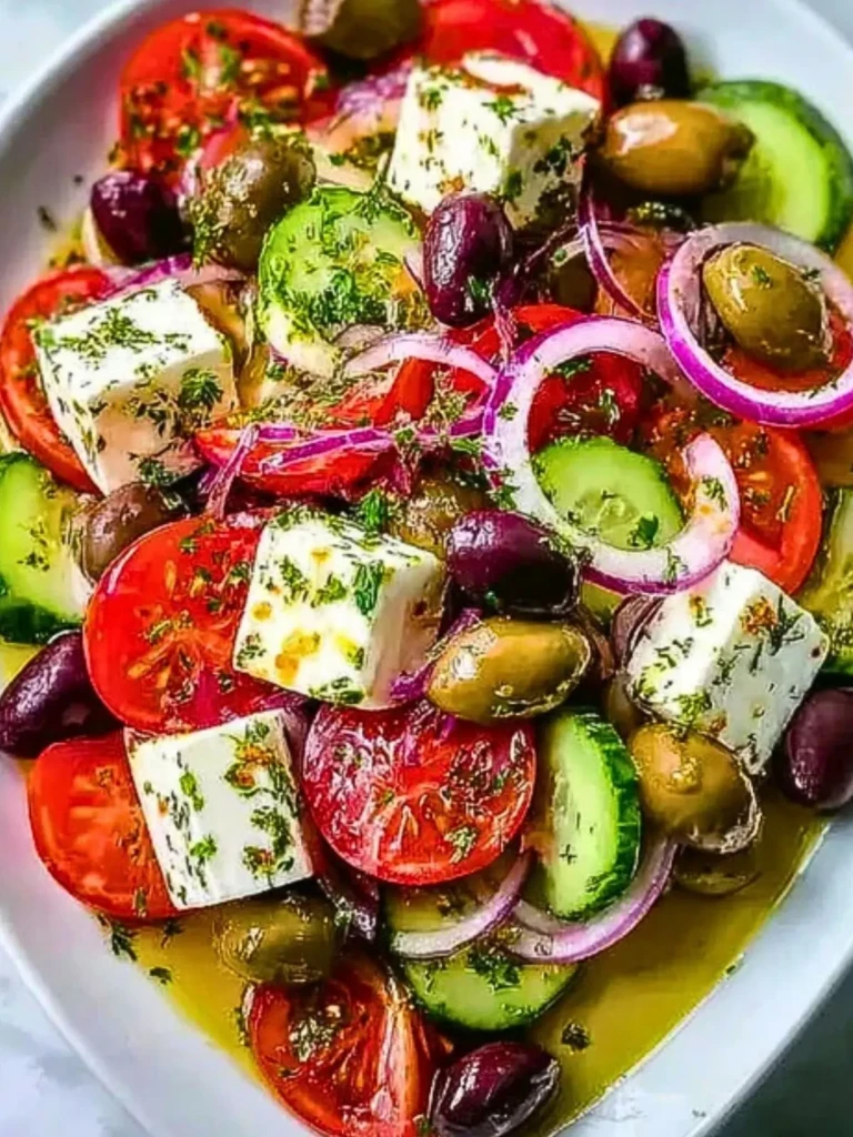 Traditional Greek Horiatiki Salad (1)