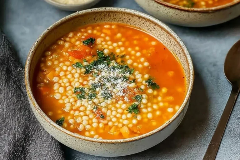 Traditional Italian Pastina Soup