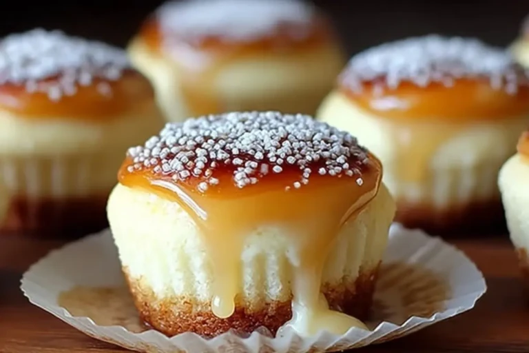 Vanilla Bean Creme Brulee Cheesecake Cupcakes