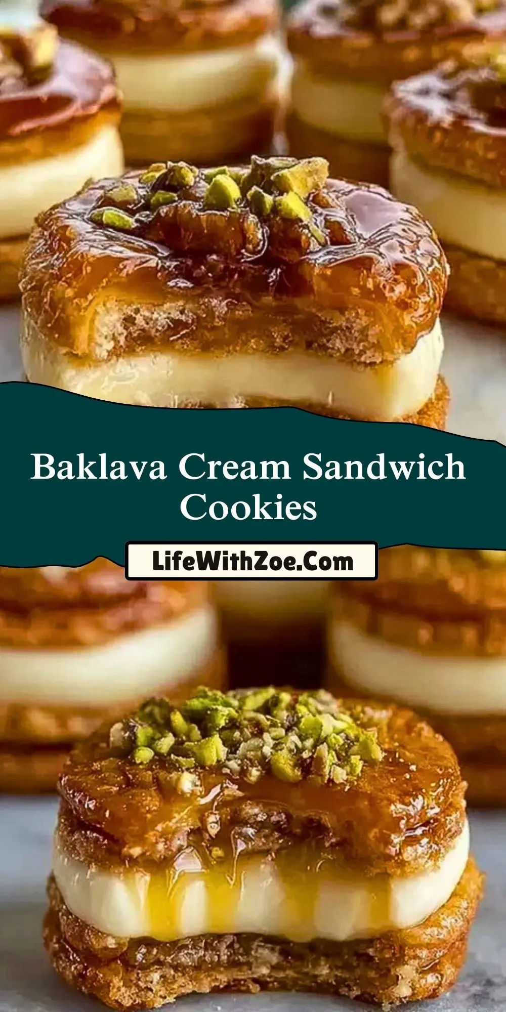 Baklava Cream Sandwich Cookies (2)