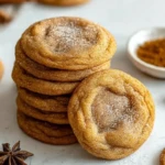 Brown Butter Pumpkin Snickerdoodle Cookies