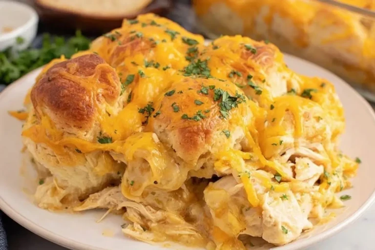 Chicken Bubble Biscuit Casserole