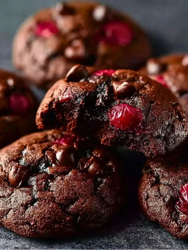 Chocolate Cherry Cookies (1)