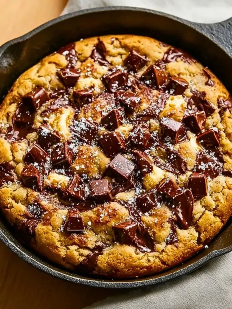 Chocolate Chip Skillet Cookie (1)