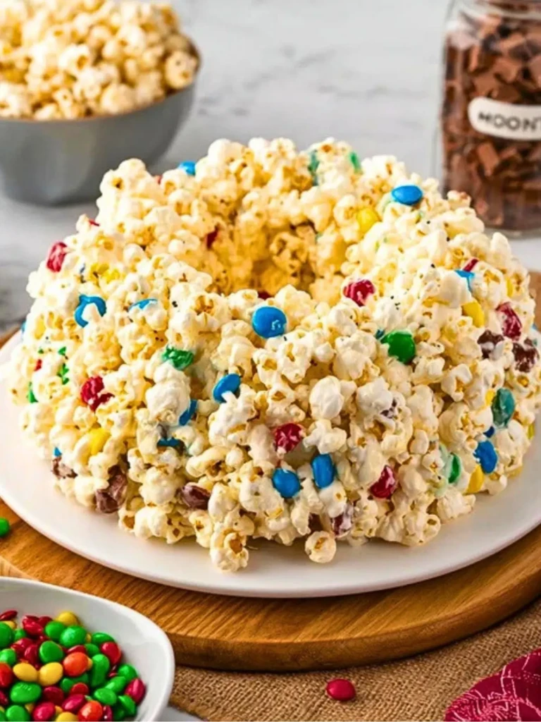 Christmas Popcorn Cake (1)
