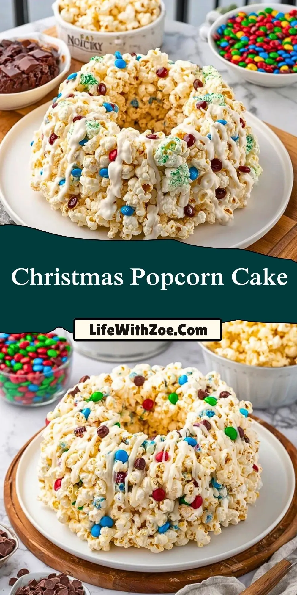 Christmas Popcorn Cake (2)