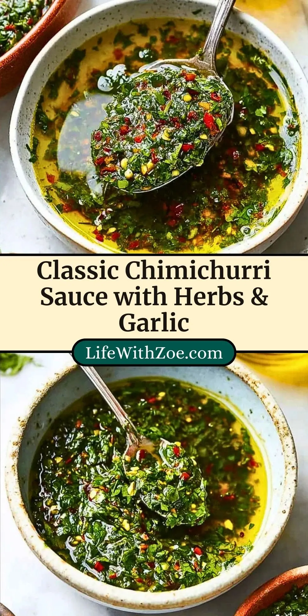 Classic Chimichurri Sauce with Herbs & Garlic (3)