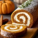 Classic Pumpkin Roll with Creamy Filling