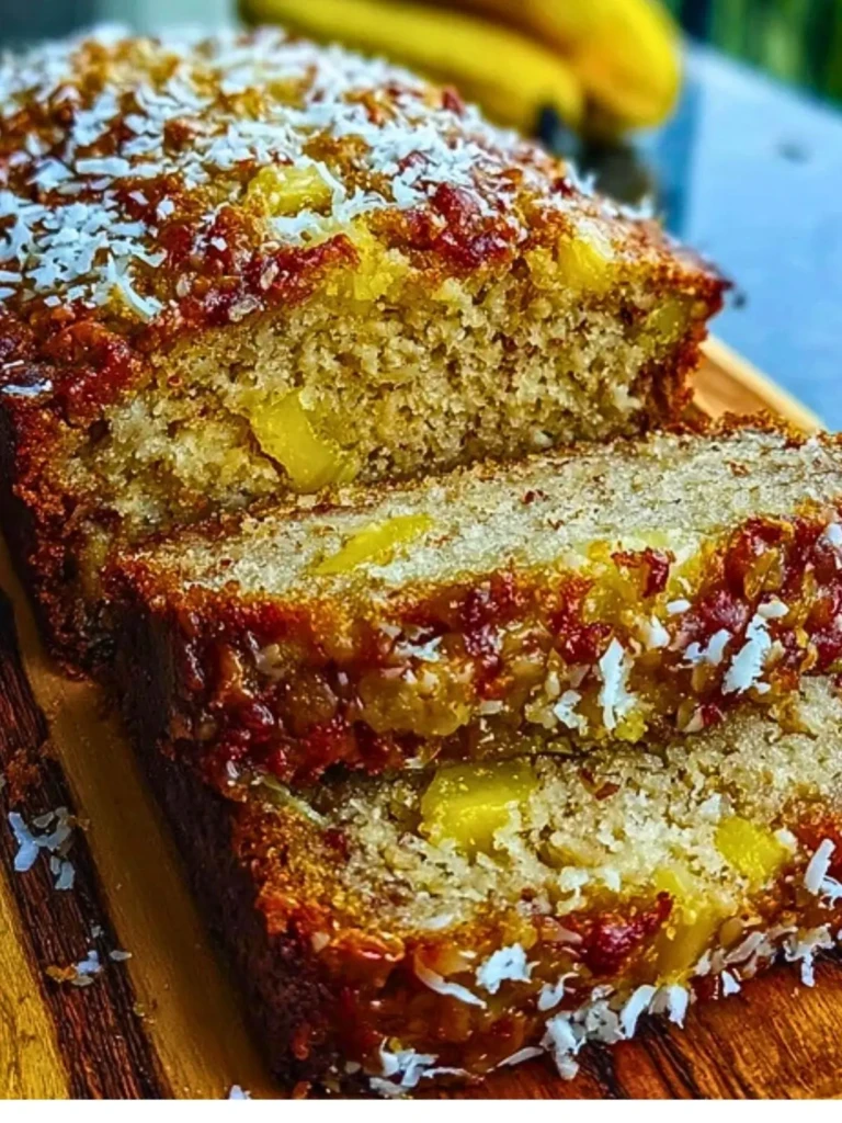 Coconut Pineapple Banana Bread (1)