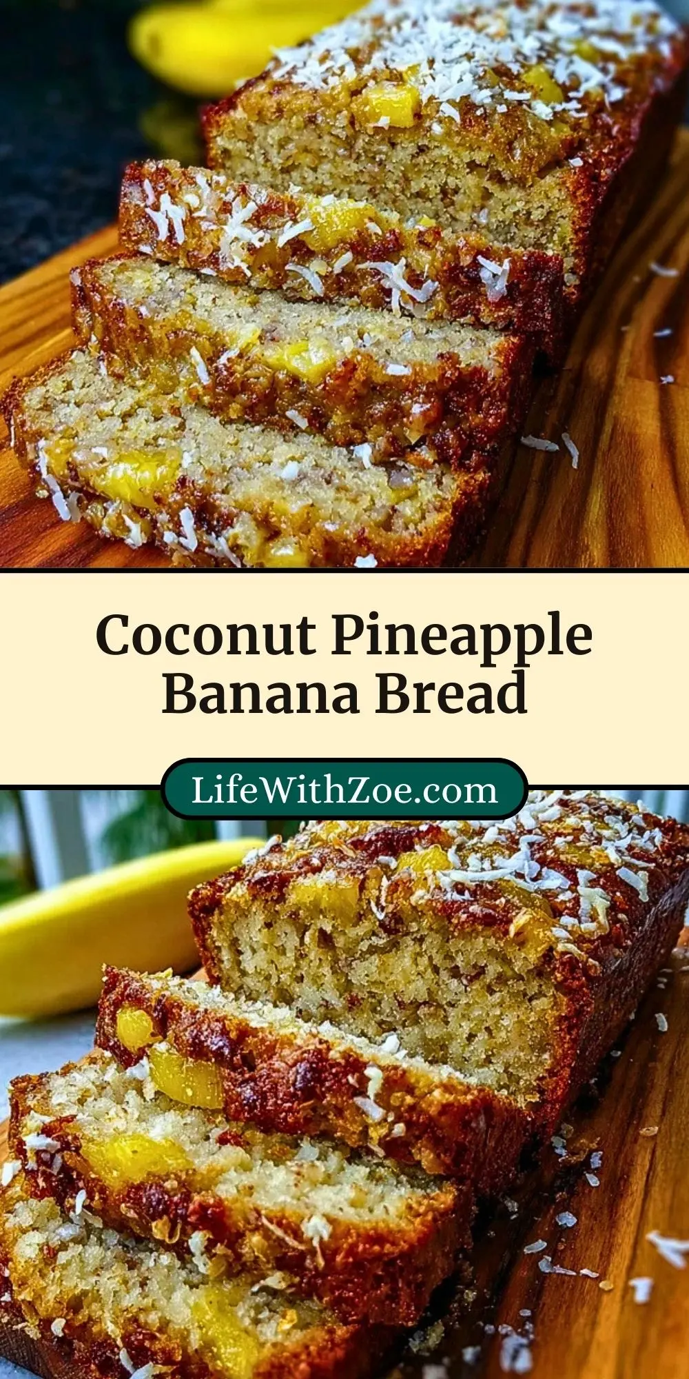 Coconut Pineapple Banana Bread (3)