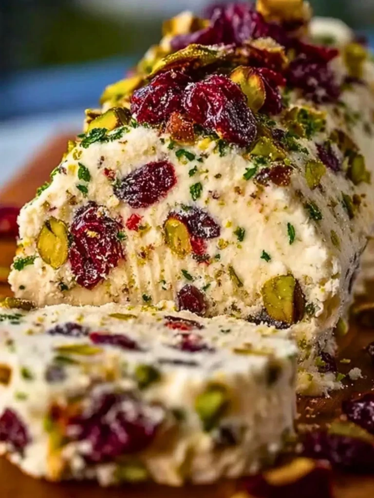 Cranberry Pistachio Cheese Log (1)