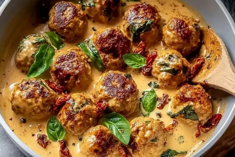 Creamy Marry Me Chicken Meatballs