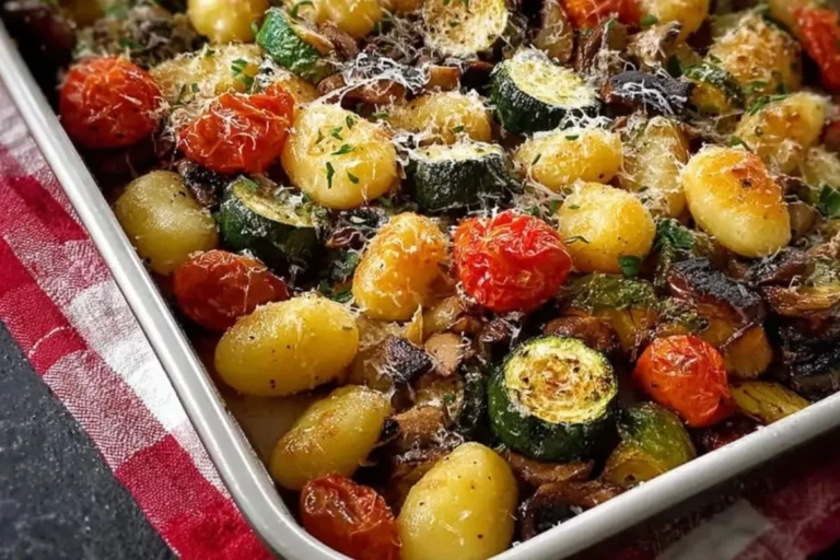 Crispy Roasted Vegetables With Gnocchi