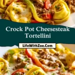 Crock Pot Cheesesteak Tortellini (2)